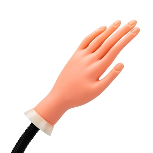 Hand hand för att öva på att lära sig manikyr nageltips 35
