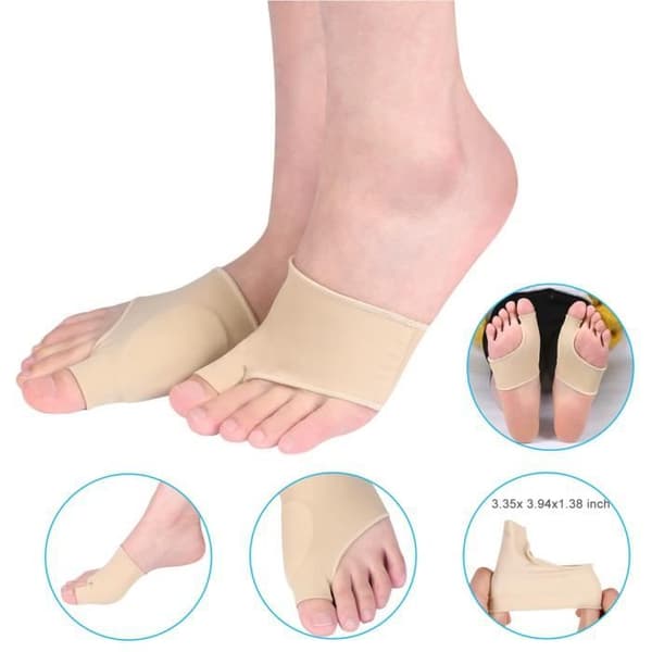 ZERONE Hallux Valgus ortoser - Skydd och korrigering av bunions - Behandling av hammartår
