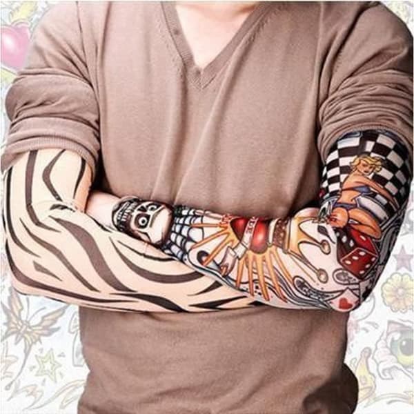 Tillfälliga tatueringsärmar - 6st