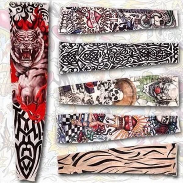 Tillfälliga tatueringsärmar - 6st