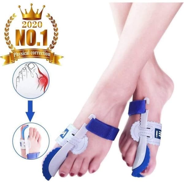 Kemei par korrigeringsdynor med skena för Hallux Valgus och bunion smärtlindring och korrigering för[~60]
