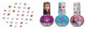 Miniatyrbilde 2 av 3: Lot Nail Art Frozen vernis à ongles (4 pcs)