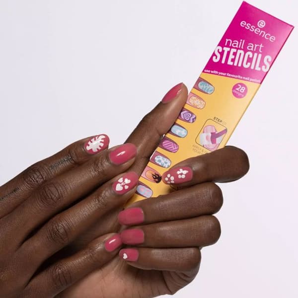Essens - Pochoirer för naglar Nail Art stenciler -