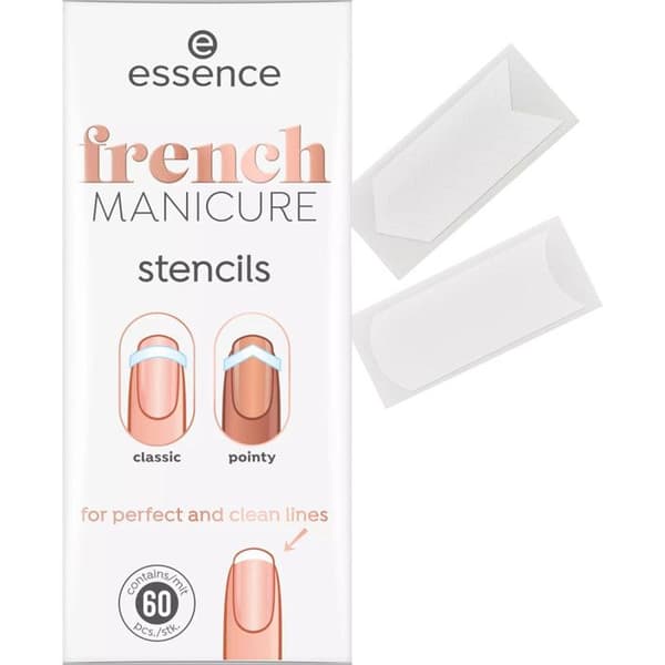 ESSENCE FRANSK MANIKYR PLANTILLAS PARA UÑAS 60 UDS