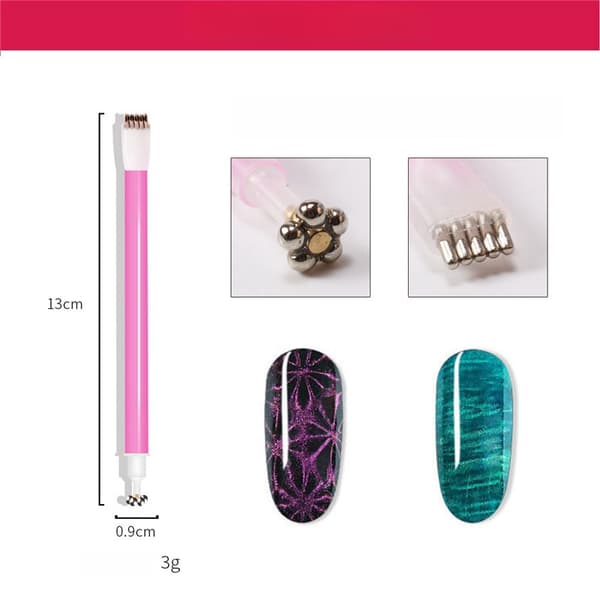 INF Dobbeltsidet magnetisk pen til neglekunst - Skab fantastiske Cat Eye-effekter