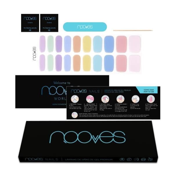 Gellackstickers - NOOVES - Color Bridge - Lätt applicering - Hållbar finish - Skinande naglar