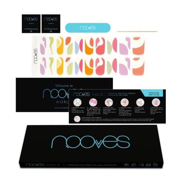 Gelnagelstickers - NOOVES - Paradis - Enkel att applicera - Hållbar finish - Strålande naglar