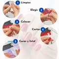 Miniatyrbild 3 av 3: Gel Nagelstickers - NOOVES - Bländande Diva - Enkel applicering - Professionell finish - Hållbar