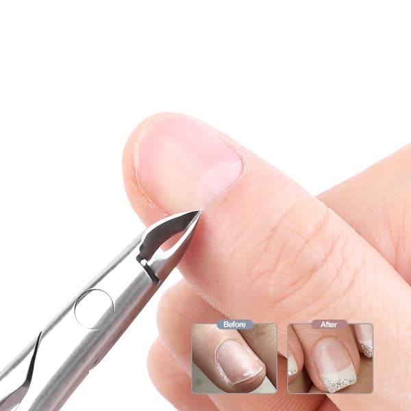 INF Swan Dead Skin Nipper - Sandblåst sølv med perlemorspose (0.3)