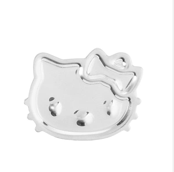 INF Mini oppvaskpalett i rustfritt stål for neglekunst og sminke Model 1 S