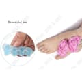 Miniatyrbild 4 av 4: separatör för tår hallux valgus nagellack gel pedikyr stor fin fot manikyr smärtlindring kudde korrigerare
