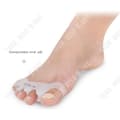 Miniatyrbild 2 av 4: separatör för tår hallux valgus nagellack gel pedikyr stor fin fot manikyr smärtlindring kudde korrigerare