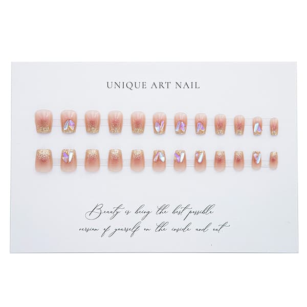 INF Sunset Diamond Korte Neglelapper - Elegant og enkle å påføre