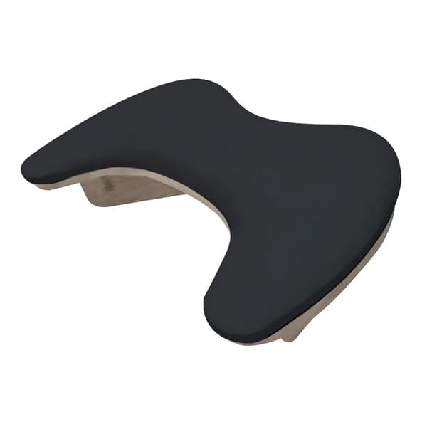 U-muotoinen kynsivarren tuki, ergonominen muotoilu, pehmeä PU-materiaali,musta