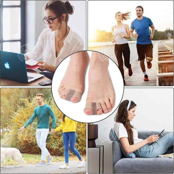 INN Toe Wrap Splint 4st Pwshymi Hammer Toe Straightener Hygiene Scrub Plattång