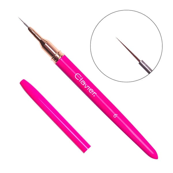 CLAVIER pensel til dekoration MAGENTA 01 - 6mm
