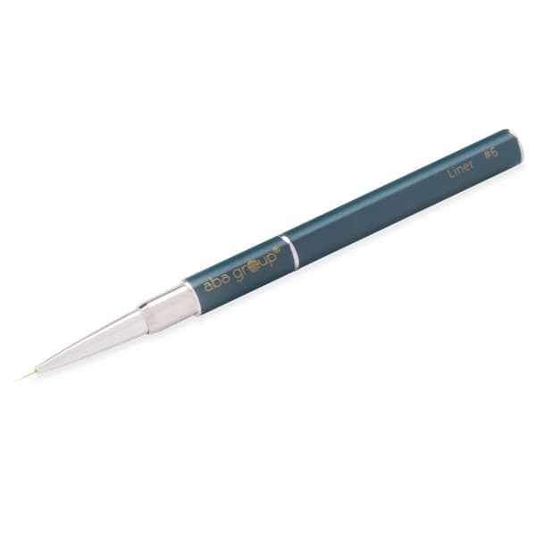ABA GROUP Neglekunstbørste 6mm Flaskegrøn - LINER #6