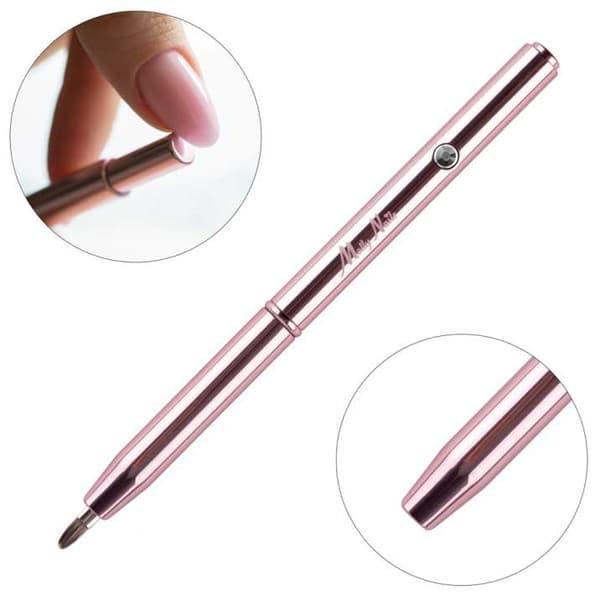 MOLLY NAILS THIN OVAL PRO GEL Borste Nr 4 - 7,5 mm