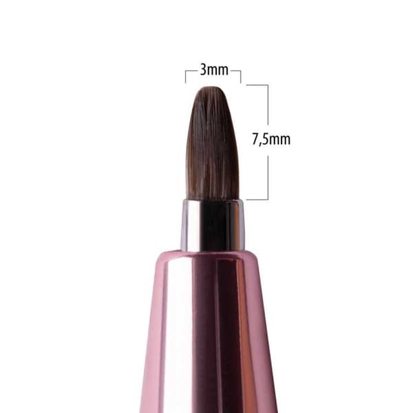 MOLLY NAILS THIN OVAL PRO GEL Borste Nr 4 - 7,5 mm