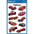 Miniatyrbild 1 av 4: ZDesign KIDS Racing Car Tatueringar, Svart/Röd