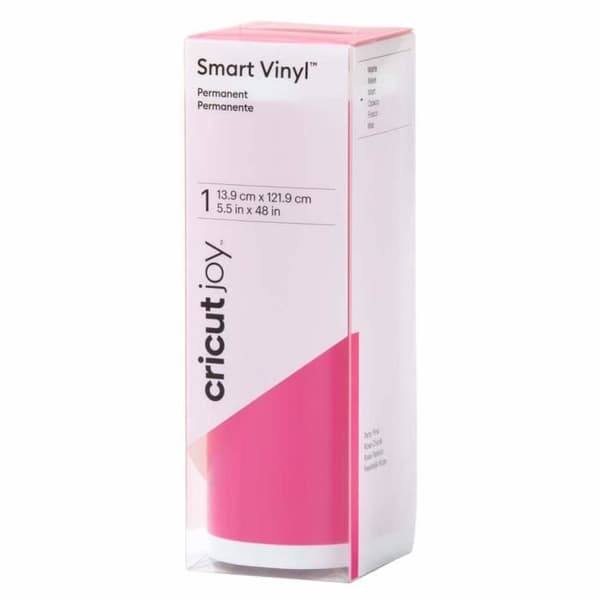 Permanent självhäftande vinylrulle - CRICUT JOY - Rosa - Matt