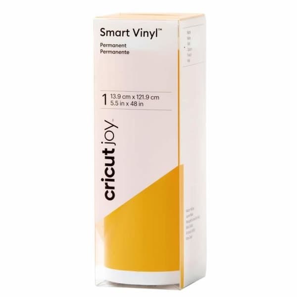 Permanent självhäftande vinylrulle - Cricut Joy - Majsgul