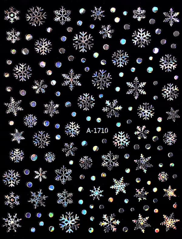 Jouluiset kynsitarrat Glitter LOMA LUMIHIUTALEET
