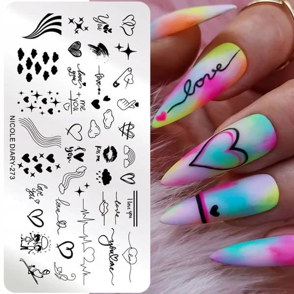 Nagelkonst Stämpelplatta NicoleDiary-273