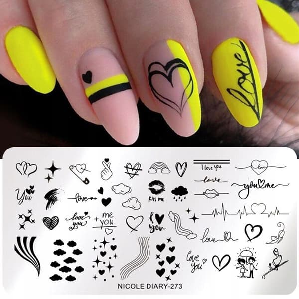Nagelkonst Stämpelplatta NicoleDiary-273
