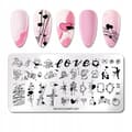 Miniatyrbild 5 av 11: Nagelkonst Stämpelplatta NicoleDiary-207