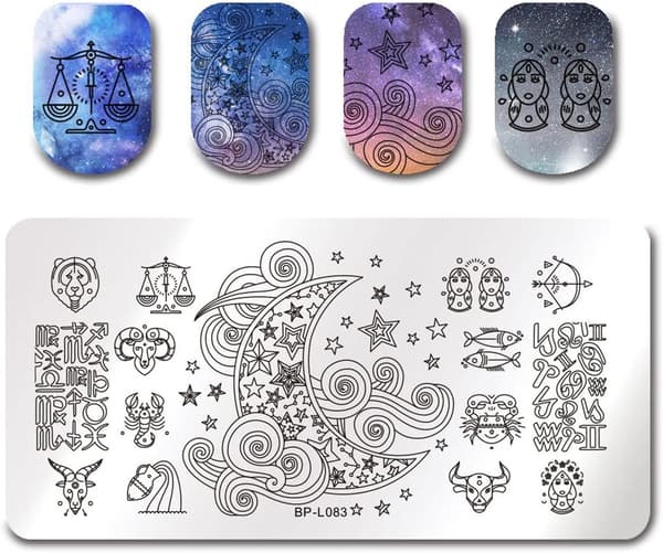 Born Pretty Nail Art Stämpelplatta - L083