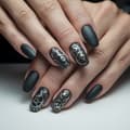 Miniatyrbild 11 av 11: Nagelkonst Stämpelplatta Fingerängel - V04