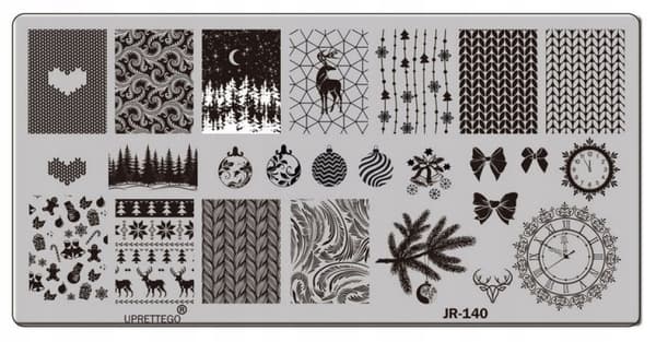 JR-140 Kynsienkoristelun leimauslevy