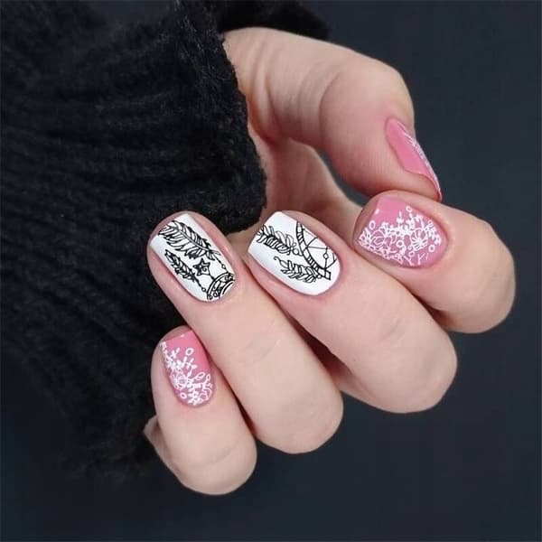 Born Pretty -kynsienkoristelun leimauslevy - L100