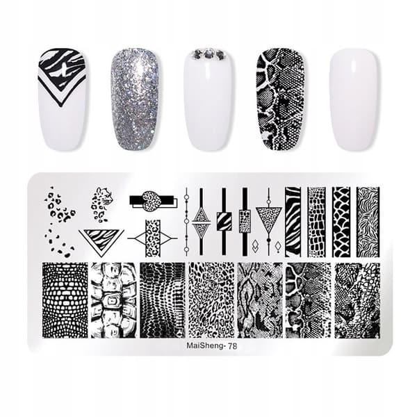 Nail Art Stempelplade MaiSheng-78