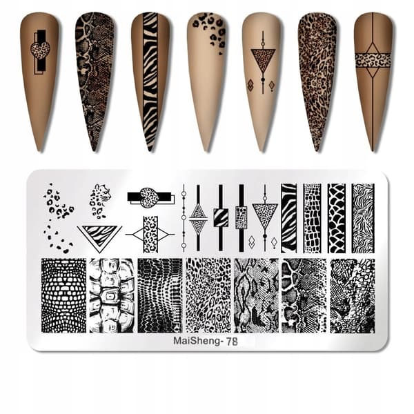 Nail Art Stempelplade MaiSheng-78
