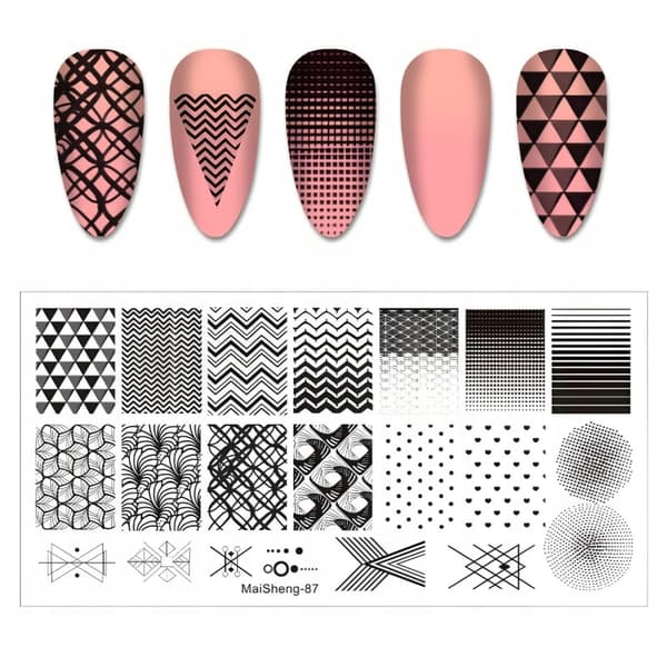 Nail Art Stempelplade MaiSheng-87