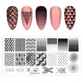Miniatyrbillede 7 af 11: Nail Art Stempelplade MaiSheng-87