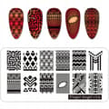 Miniatyrbillede 9 af 11: Neglekunst Stempelplade Finger Engel - V16