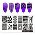Miniatyrbillede 11 af 11: Neglekunst Stempelplade Finger Engel - V16