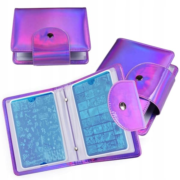 Stempelpladeorganisator, Neglekunst, Mellem Lilla