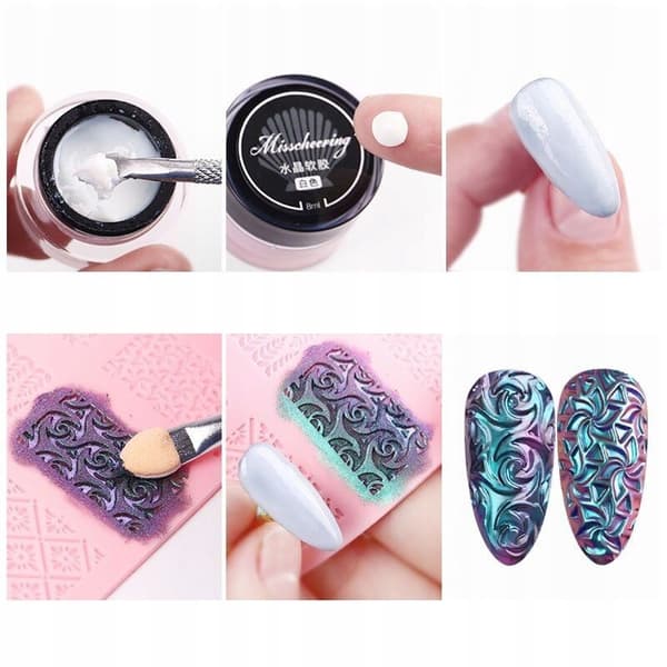 3D Silikonform för Nagelkonstplatta ZJOY-3D-L01