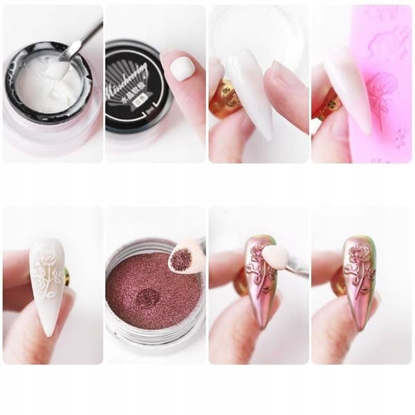 3D Silikonform för Nagelkonstplatta ZJOY-3D-L01