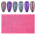 Miniatyrbild 1 av 11: 3D Silikonform för Nagelkonstplatta ZJOY-3D-L01