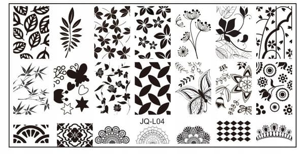JQ-L04 Neglekunst Stempelplade