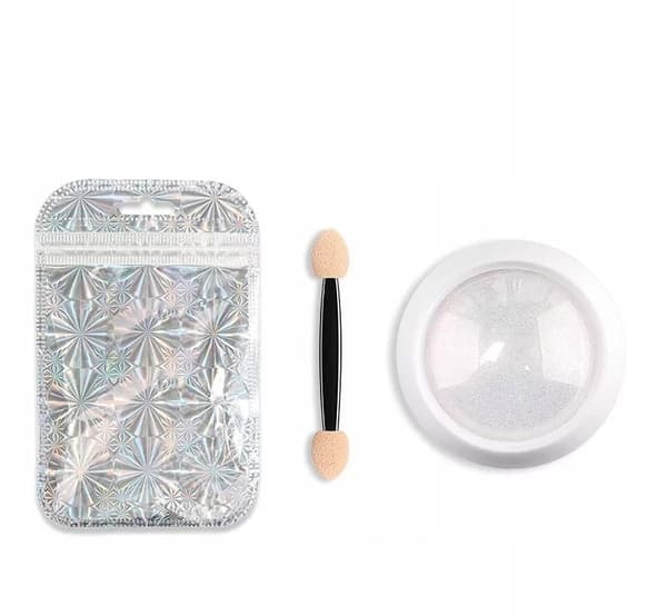 AURORA Mermaid Nail Powder Mirror + Applikator