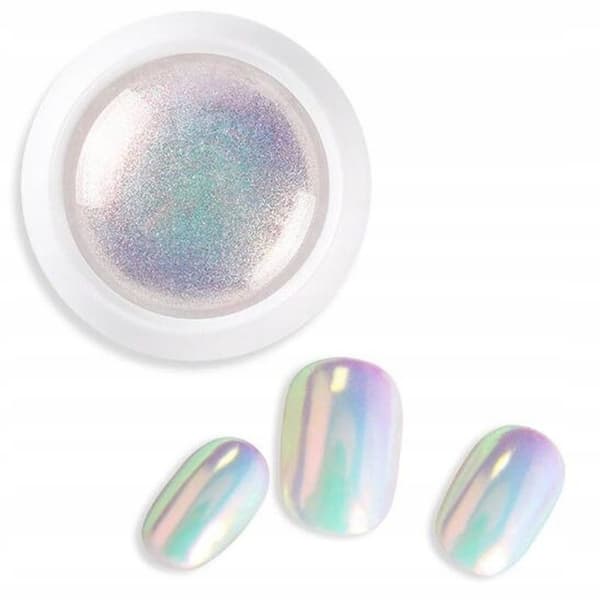 AURORA Mermaid Nail Powder Mirror + Applikator