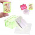 Miniatyrbild 1 av 11: GELNAGELSTÄMPEL, FRENCH + SCRATCH, Rektangulär Grön