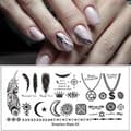 Miniatyrbild 7 av 11: Stämplingsplatta för nagelkonst SimplismStyle-03