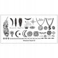 Miniatyrbild 8 av 11: Stämplingsplatta för nagelkonst SimplismStyle-03